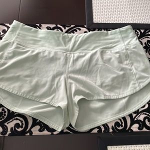 Lululemon mint green shorts